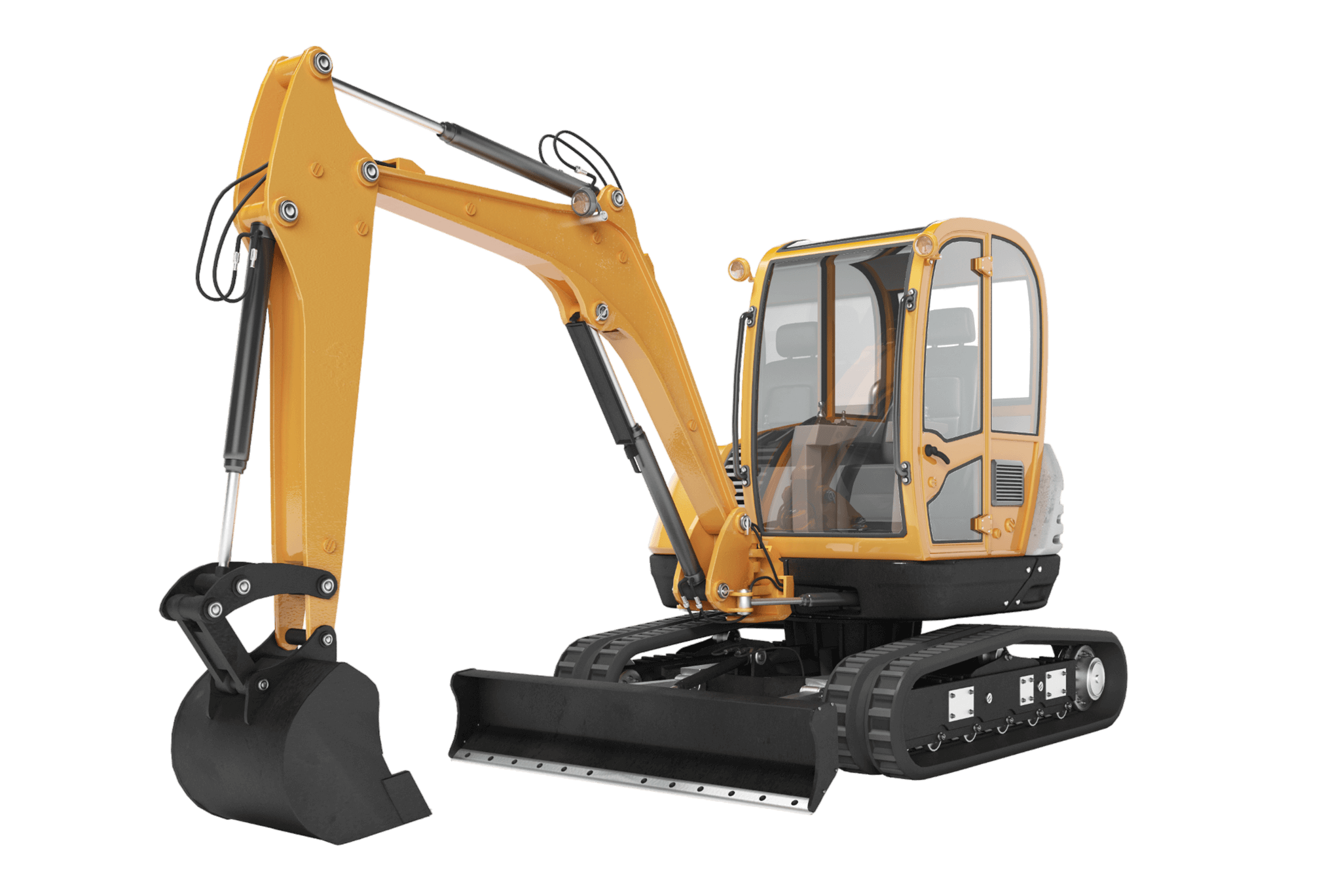 Yellow Excavator